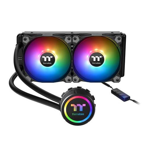 Thermaltake Water 3.0 240 ARGB Sync Processeur Refroidisseur de liquide tout-en-un 12 cm Noir - CL-W233-PL12SW-B