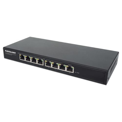 Intellinet  commutateur réseau Gigabit Ethernet (10/100/1000) Connexion Ethernet, supportant l'alimentation via ce port (PoE) Noir - 561679