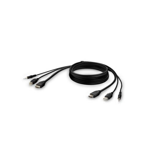 Belkin F1DN1CCBL câble kvm Noir 1,8 m - F1DN1CCBL-HH6T