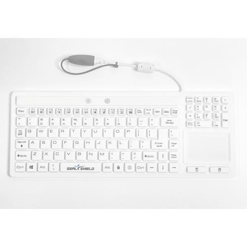 Seal Shield Seal Silk Glow clavier Universel USB QWERTY Anglais américain Blanc - SW108PG