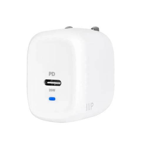 Monoprice  chargeur d'appareils mobiles Téléphone portable, Tablette Blanc Secteur Charge rapide Intérieure - 42264