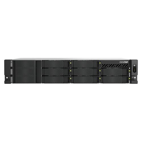QNAP  serveur de stockage NAS Rack (2 U) Intel Atom® C5125 8 Go DDR4 0 To QuTS hero Noir - TS-855EU-RP-8G-US