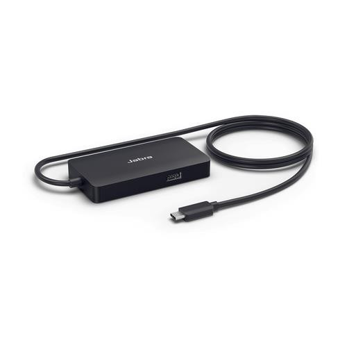 Jabra  hub & concentrateur USB 3.2 Gen 1 (3.1 Gen 1) Type-C Noir - 14207-59