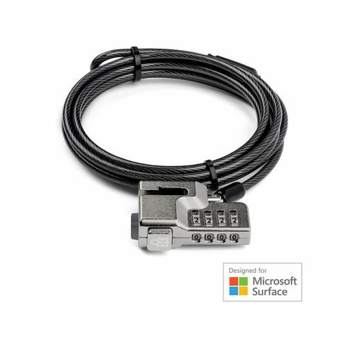 Kensington  câble antivol Noir, Argent 1,8 m - K68130WW