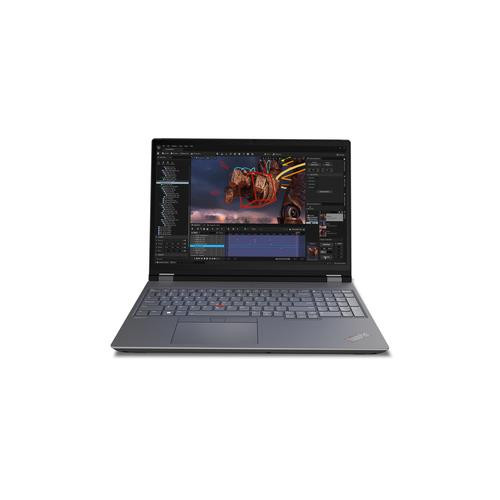 Lenovo ThinkPad P16 Gen 2 Intel® Core™ i9 i9-13980HX Station de travail mobile 40,6 cm (16") WQXGA 32 Go DDR5-SDRAM 1 To SSD NVIDIA RTX 2000 Ada Wi-Fi 6E (802.11ax) Windows 11 Pro Français Gris, Noir - 21FA002MCA