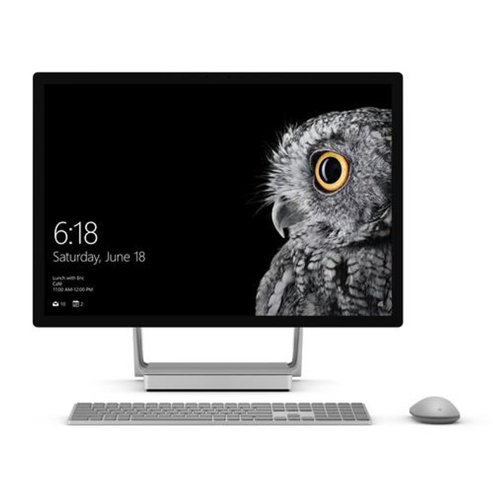 Microsoft Surface Studio Intel® Core™ i5 i5-6440HQ 71,1 cm (28") 4500 x 3000 pixels Écran tactile PC All-in-One 8 Go DDR4-SDRAM 1,06 To HDD+SSD NVIDIA® GeForce® GTX 965M Windows 10 Pro Wi-Fi 5 (802.11ac) Argent, Blanc - 42L-00001