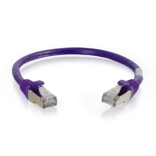 C2G 12ft Cat6 câble de réseau Violet 3,66 m S/FTP (S-STP) - 00907