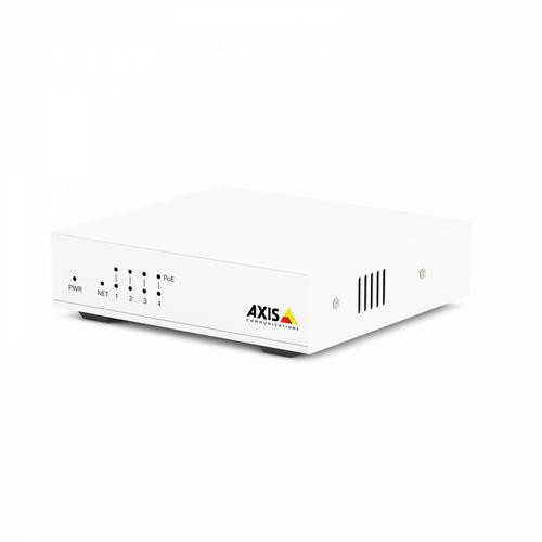 Axis  commutateur réseau Non-géré Fast Ethernet (10/100) Connexion Ethernet, supportant l'alimentation via ce port (PoE) Blanc - 02101-004