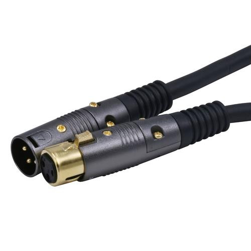 Monoprice  câble audio 45,72 m XLR (3-pin) Noir - 601340