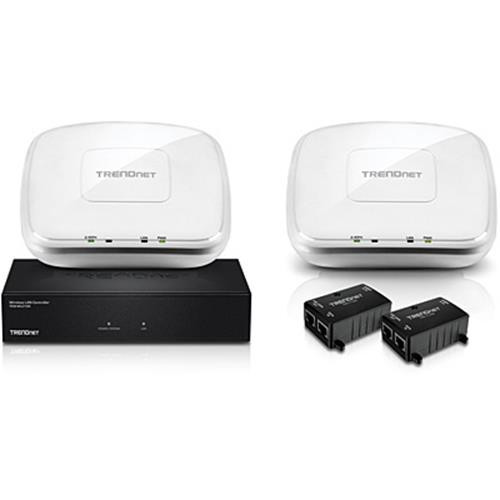 Trendnet  point d'accès réseaux locaux sans fil 1000 Mbit/s Blanc Connexion Ethernet, supportant l'alimentation via ce port (PoE) - TEW-755AP2KAC