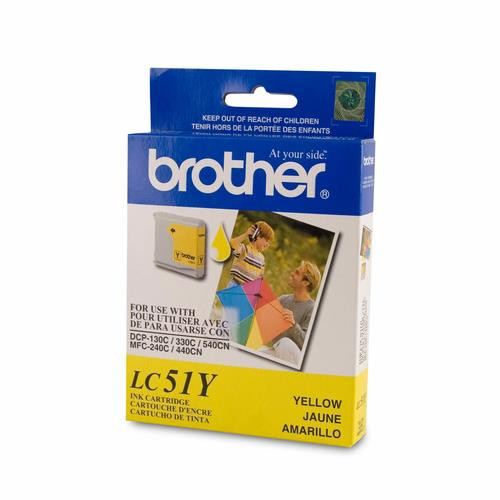 Brother LC-51YS cartouche d'encre Original Rendement standard Jaune - LC51YS