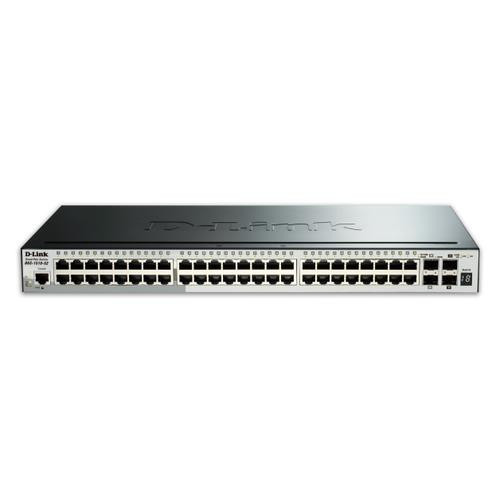 D-Link  commutateur réseau Géré L3 Gigabit Ethernet (10/100/1000) 1U Noir - DGS-1510-52X