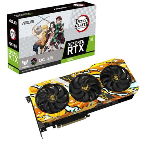 ASUS TUF Gaming TUF-RTX3060-O12G-DEMONSLAYER NVIDIA GeForce RTX 3060 12 Go GDDR6 - 90YV0GCF-M0AA00