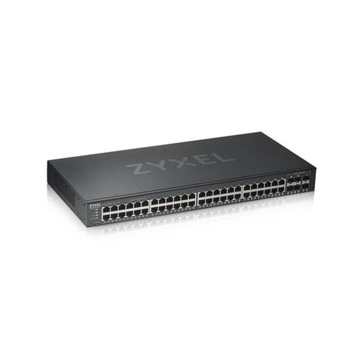 Zyxel  commutateur réseau Géré Gigabit Ethernet (10/100/1000) Noir - GS1920-48V2