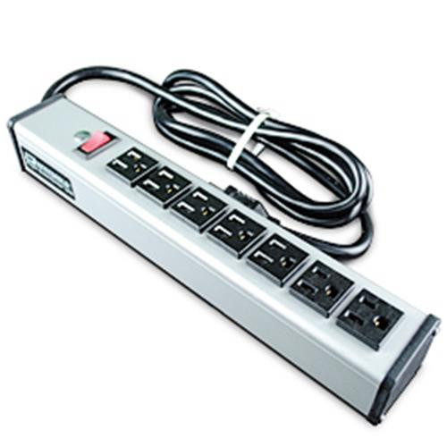 WIREMOLD  multiprise 4,5 m 7 sortie(s) CA Gris - UL204BD