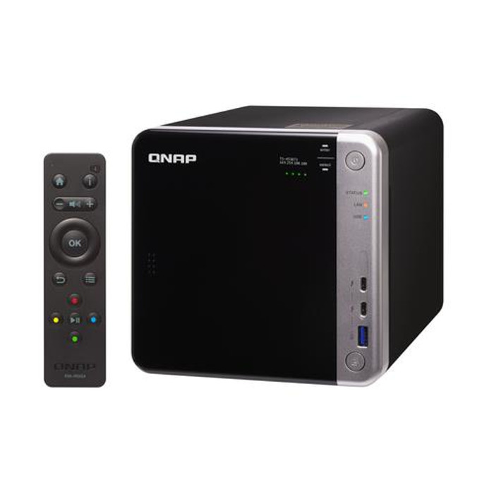 QNAP TS-453BT3 NAS Tower Intel® Celeron® J3455 8 Go DDR3L 0 To QNAP Turbo System Noir - TS-453BT3-8G-US