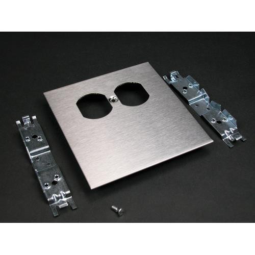 WIREMOLD  Plaque de commutation et obturateur Acier inoxydable - CS4048B