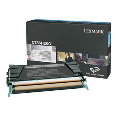 Lexmark  Cartouche de toner 1 pièce(s) Original Noir - C736H2KG