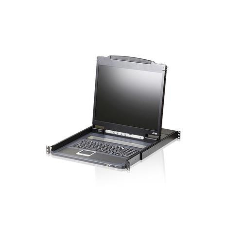 ATEN CL3000N commutateur écran, clavier et souris Grille de montage Noir - DCP3014