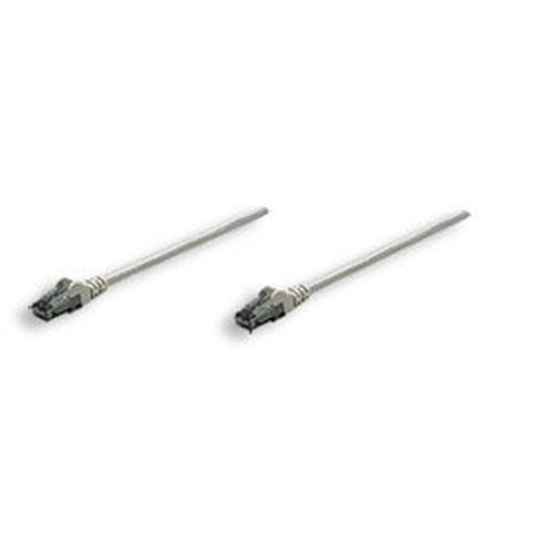 Intellinet RJ-45, 0.15m, Cat6, UTP câble de réseau Gris 0,15 m - 347174