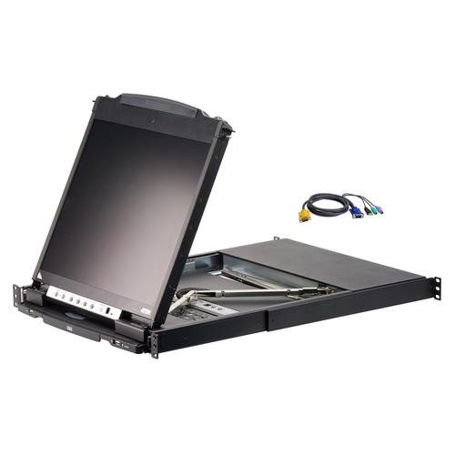 ATEN  support d'ordinateurs 48,3 cm (19") 1280 x 1024 pixels Noir - CL5816NCKIT