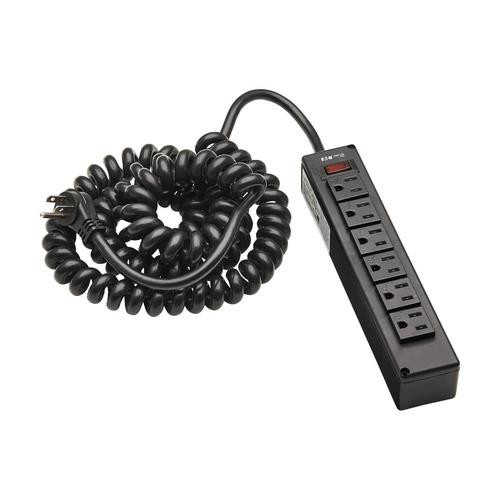 Tripp Lite  protection surtension Noir 6 sortie(s) CA 110 - 125 V 3,05 m - TLP610COILAM