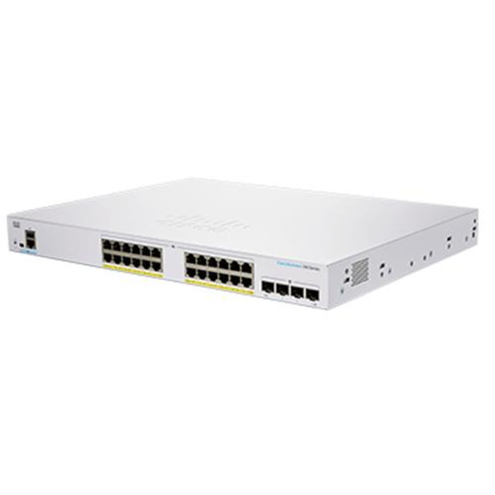 Cisco  commutateur réseau Géré L2/L3 Gigabit Ethernet (10/100/1000) Argent - CBS350-24P-4G-NA