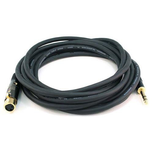 Monoprice  câble audio 4,57 m 6,35 mm TRS XLR (3-pin) Noir - 4771