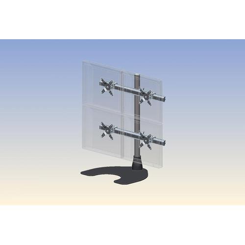 Ergotech Group  support d'écran plat pour bureau 61 cm (24") Noir - 100-D28-B22-HD
