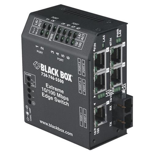 Black Box  commutateur réseau Fast Ethernet (10/100) Noir - LBH150A-P-ST