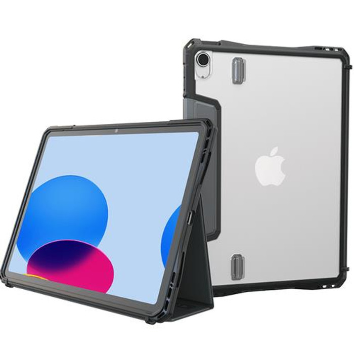 UZBL  étui pour tablette 27,7 cm (10.9") Folio Charbon de bois, Gris - GF-7975-CHAR