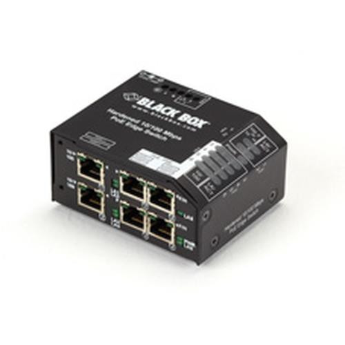 Black Box  commutateur réseau Non-géré L2 Fast Ethernet (10/100) Connexion Ethernet, supportant l'alimentation via ce port (PoE) Noir - LPH240A-H-48