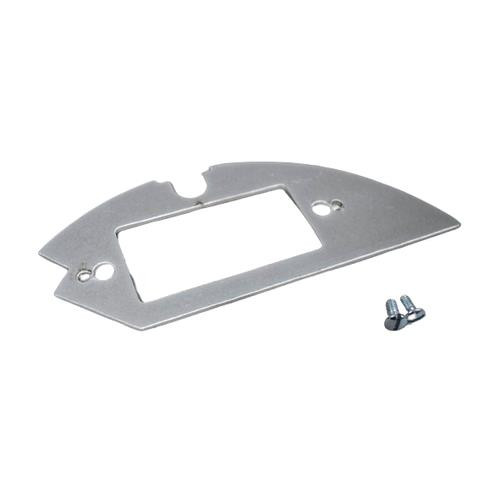 WIREMOLD  Plaque de commutation et obturateur Argent - CRFB-GFI-2