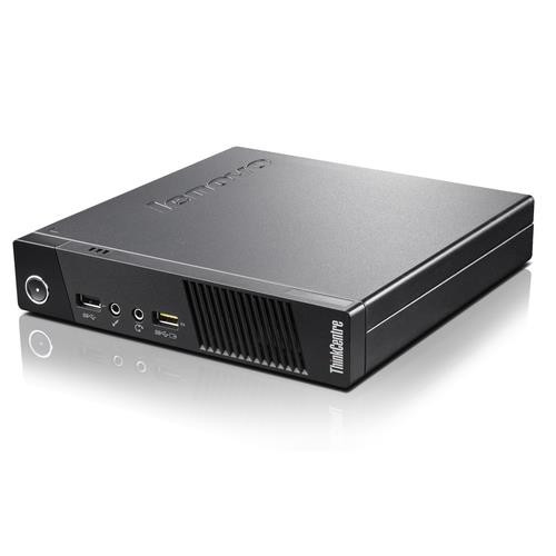 Lenovo ThinkCentre M53 Intel® Pentium® J2900 4 Go DDR3L-SDRAM 180 Go SSD Windows 7 Professional Mini PC Noir - 10DC001HUS