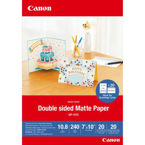 Canon Papier mat recto verso MP-101D, 18 × 25 cm, 20 feuilles - 4076C006