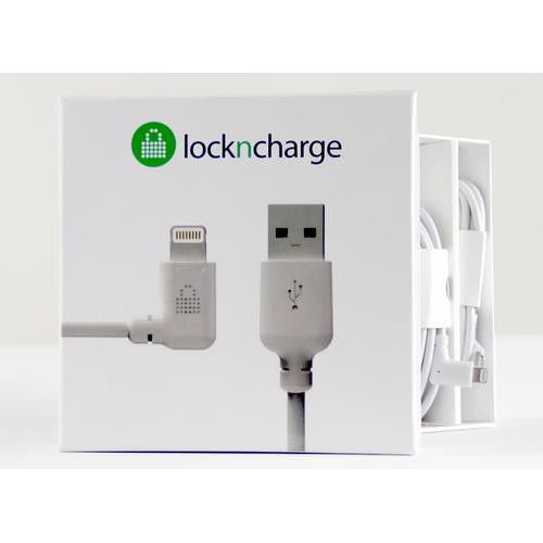 LocknCharge  câble Lightning 0,3 m Blanc - LNC10117