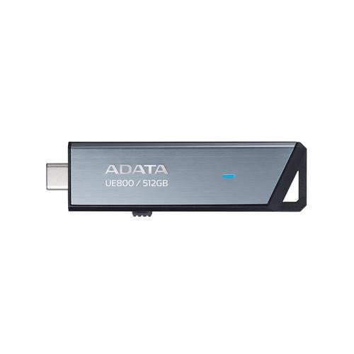 ADATA UE800 lecteur USB flash 512 Go USB Type-C 3.2 Gen 2 (3.1 Gen 2) Argent - AELI-UE800-512G-CSG