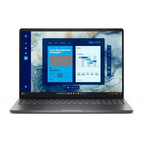 DELL Pro 16 PC16250 Intel Core 5 120U Ordinateur portable 40,6 cm (16") Full HD+ 8 Go DDR5-SDRAM 256 Go SSD Wi-Fi 6E (802.11ax) Windows 11 Pro Anglais américain Noir - WM5X3
