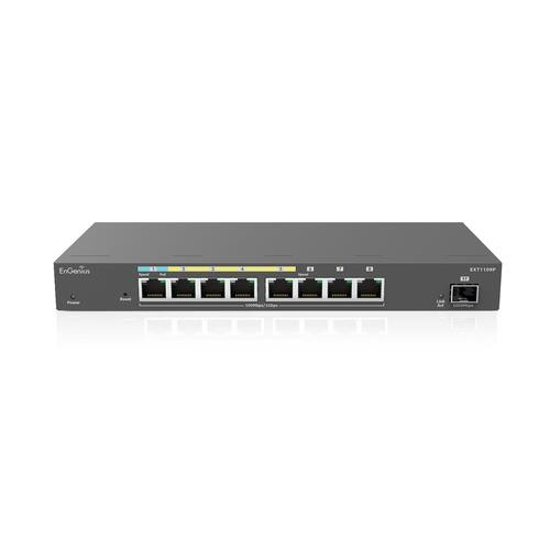 EnGenius  commutateur réseau L2 Gigabit Ethernet (10/100/1000) Connexion Ethernet, supportant l'alimentation via ce port (PoE) Gris - EXT1109P