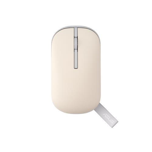 ASUS Marshmallow Mouse MD100 souris Bureau Ambidextre RF sans fil + Bluetooth Optique 1600 DPI - 90XB07A0-BMU0A0