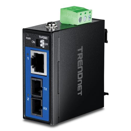 Trendnet  convertisseur de support réseau 1000 Mbit/s 1310 nm Noir - TI-FGSC