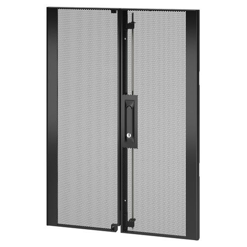 APC NetShelter SX 18U 600mm Wide Perforated Split Doors Black - Professionnels - AR7161