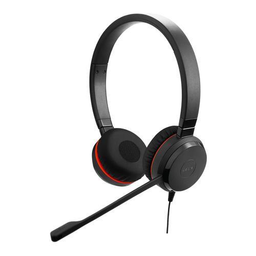 Jabra Evolve 20 SE Casque Avec fil Arceau Bureau/Centre d'appels USB Type-C / USB Type-A Noir - 4999-829-489-01