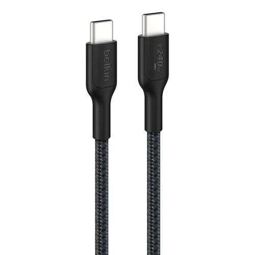 Belkin  câble USB USB 2.0 2 m USB C Noir - CAB025FQ2MBK