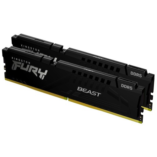 Kingston Technology FURY Beast 128Go 5600MT/s DDR5 CL36 DIMM (Kit de 2) Noir - KF556C36BBEK2-128