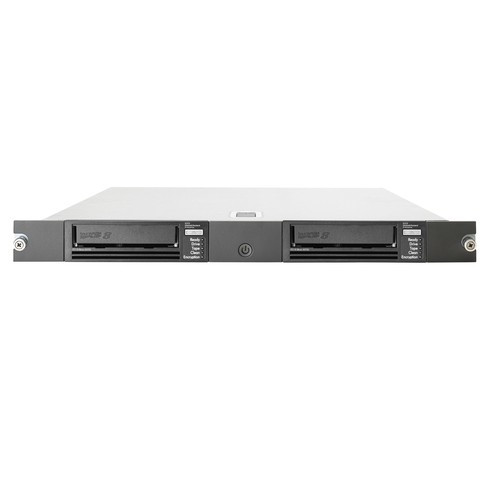 HPE Storage LTO-8 Ultrium Rack Mount Tape Drive 6x LTO-8 30TB Data Cartridges - P77033-B25