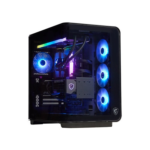 MSI Vision Elite RS AI 2NVZ9-1288US Intel Core Ultra 9 285K 64 Go DDR5-SDRAM 2 To SSD NVIDIA GeForce RTX 5090 Windows 11 Pro Bureau PC Noir - VISION ELITE RS AI 2NVZ9-1288US