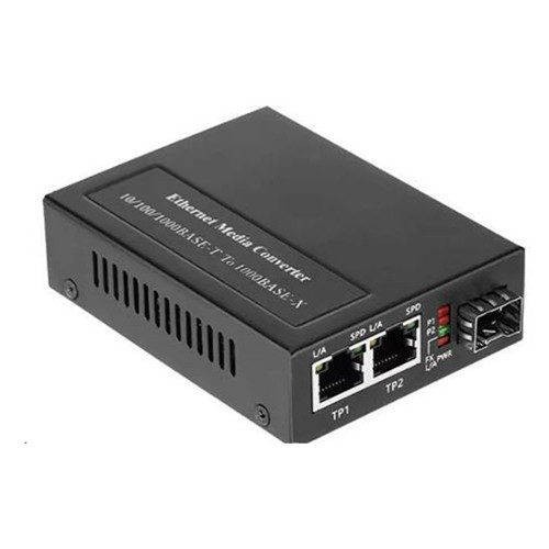 Axiom  convertisseur de support réseau 1000 Mbit/s Noir - MCP33-AT-SFP-AX