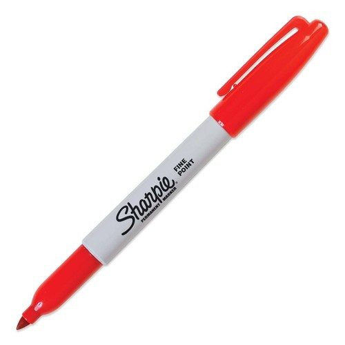 Sharpie Fine marqueur indélébile Rouge - 30002