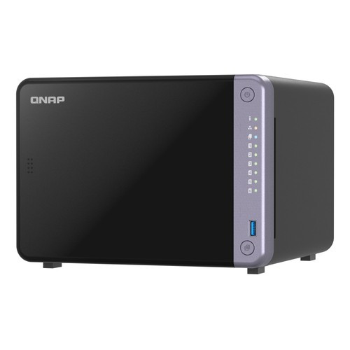 QNAP  serveur de stockage NAS Tower Alpine Alpine AL-524 4 Go DDR4 QNAP QTS Noir - TS-632X-4G-US